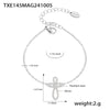 Wholesale Light Luxurious Angel Wings Zircon Titanium Steel Gold Plated Double Layer Necklace And Bracelet Set