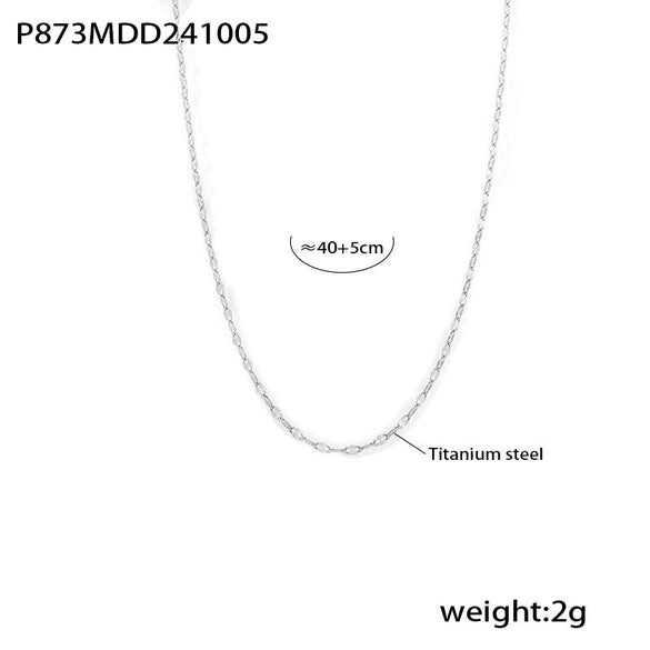 Wholesale Light Luxurious Angel Wings Zircon Titanium Steel Gold Plated Double Layer Necklace And Bracelet Set