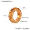 Wholesale Light Luxury Candy Color Natural Stone And Stainless Steel Elastic Rope Bracelet With Geometric Design Electroplating For Women