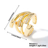 Wholesale Light Luxury Copper Goldplated Heart Shape Zircon Ring For Women