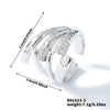 Wholesale Light Luxury Copper Goldplated Heart Shape Zircon Ring For Women