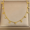Wholesale Light Luxury Diamond Multilayered Necklace For Women With Flower Pattern And Fairy Style
