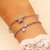 Wholesale Light Luxury Electroplated Copper Jewelry Set With Star Sun And Moon Clouds And Universe Patterns For Women Earrings Bracelet Tassel Pearl Necklace