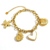 Wholesale Light Luxury Electroplated 18K Gold Titanium Steel Bracelet For Women With Original Design