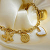 Wholesale Light Luxury Electroplated 18K Gold Titanium Steel Bracelet For Women With Original Design