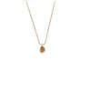 Wholesale Light Luxury Electroplated Letter And Number Pendant Titanium Steel Clavicle Necklace For Women