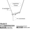 Wholesale Light Luxury Electroplated Stainless Steel Geometric Letter Pendant Necklace For Women