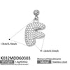 Wholesale Light Luxury Electroplated Stainless Steel Geometric Letter Pendant Necklace For Women
