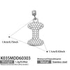 Wholesale Light Luxury Electroplated Stainless Steel Geometric Letter Pendant Necklace For Women