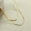 Wholesale Light Luxury Electroplated Titanium Steel Geometric Blade Chain Necklace Unisex