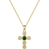 Wholesale Light Luxury Elegant Geometric Diamond Pendant Necklace For Women And Men Copper Pendant Stainless Steel Chain