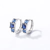 Wholesale Light Luxury Elegant Women's Copper Earrings Set With Zircon Inlay And Geometric Design
