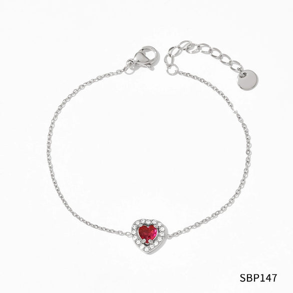 Wholesale Light Luxury Elegant Women's Love Jewelry Set With Emerald Zircon Stainless Steel Necklace Earrings Bracelet Electroplated