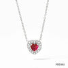 Wholesale Light Luxury Elegant Women's Love Jewelry Set With Emerald Zircon Stainless Steel Necklace Earrings Bracelet Electroplated