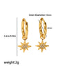 Wholesale Light Luxury Fashion Stainless Steel Earrings With Animals Zodiac Pattern And Electroplating Treatment