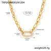 Wholesale Light Luxury Ferris Wheel Zircon Stainless Steel Gold Plated Necklace And Bracelet Set For Women