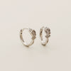 Wholesale Light Luxury French Style S925 Silver Ear Buckle Retro Flower Design Earrings For Women