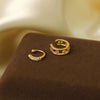 Wholesale Light Luxury Geometric Copper Earrings For Women With Electroplating Treatment And Clipon Style