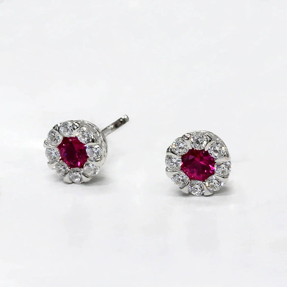 Wholesale Light Luxury Geometric Copper Earrings For Women With Zirconia Design