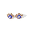 Wholesale Light Luxury Geometric Copper Electroplated Diamondstudded Women's Earrings
