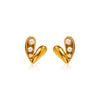 Wholesale Light Luxury Geometric 18K Gold Plated Stainless Steel Earrings For Women