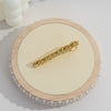 Wholesale Light Luxury Geometric Metal Artificial Crystal Duckbill Clip Hair Accessories Set With Electroplating