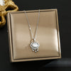 Wholesale Light Luxury Geometric Microinlaid Titanium Steel Women's Clavicle Necklace