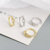 Wholesale Light Luxury Geometric S925 Silver Electroplated Earrings For Women