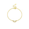 Wholesale Light Luxury Geometric S925 Sterling Silver Bracelet Electroplated With Platinum And 18K Gold For Women And Unisex