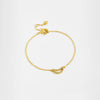 Wholesale Light Luxury Geometric S925 Sterling Silver Bracelet Electroplated With Platinum And 18K Gold For Women And Unisex
