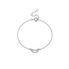 Wholesale Light Luxury Geometric S925 Sterling Silver Bracelet Electroplated With Platinum And 18K Gold For Women And Unisex