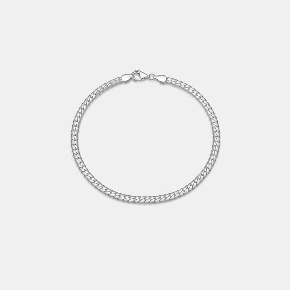 Wholesale Light Luxury Geometric S925 Sterling Silver Electroplated Platinum And 18K Gold Bracelet For Women