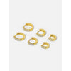 Wholesale Light Luxury Geometric S925 Sterling Silver Microinlaid Zircon Women's Earrings