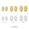 Wholesale Light Luxury Geometric S925 Sterling Silver Microinlaid Zircon Women's Earrings