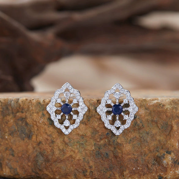 Wholesale Light Luxury Geometric Silver Pendant Necklace With Natural Gemstones