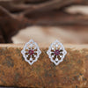 Wholesale Light Luxury Geometric Silver Pendant Necklace With Natural Gemstones