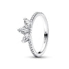 Wholesale Light Luxury Geometric 925 Silver Seiko Drop Crown Zircon Five Pointed Star Ring For Women And Unisex