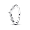 Wholesale Light Luxury Geometric 925 Silver Seiko Drop Crown Zircon Five Pointed Star Ring For Women And Unisex