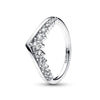 Wholesale Light Luxury Geometric 925 Silver Seiko Drop Crown Zircon Five Pointed Star Ring For Women And Unisex