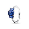 Wholesale Light Luxury Geometric 925 Silver Seiko Drop Crown Zircon Five Pointed Star Ring For Women And Unisex