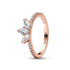 Wholesale Light Luxury Geometric 925 Silver Seiko Drop Crown Zircon Five Pointed Star Ring For Women And Unisex
