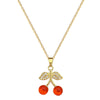 Wholesale Light Luxury Geometric Stainless Steel And Copper Full Diamond Necklace Unisex