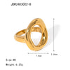 Wholesale Light Luxury Geometric Stainless Steel And Titanium Steel Jewelry Set With Pvd Furnace Vacuum Real Gold Plating For Women