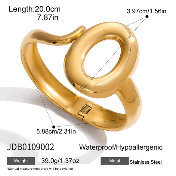 Wholesale Light Luxury Geometric Stainless Steel And Titanium Steel Jewelry Set With Pvd Furnace Vacuum Real Gold Plating For Women