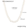 Wholesale Light Luxury Geometric 316L Stainless Steel Double Layer Water Drop Pendant Necklace Pvd Electroplated