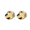 Wholesale Light Luxury Geometric Stainless Steel Earrings With Hydraulic Pressure Design For Women