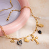 Wholesale Light Luxury Geometric Stainless Steel Electroplated Cross Necklace For Women