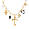 Wholesale Light Luxury Geometric Stainless Steel Electroplated Cross Necklace For Women