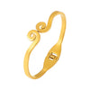 Wholesale Light Luxury Geometric Stainless Steel Electroplated 18K Gold Bracelet