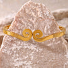 Wholesale Light Luxury Geometric Stainless Steel Electroplated 18K Gold Bracelet